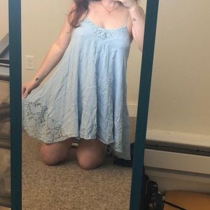 Lacey Baby Blue Dress